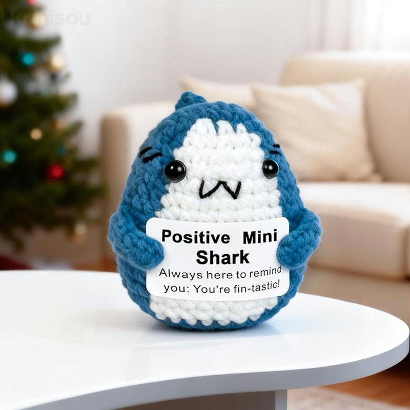 Wedding Support - Positive Animal Crochet Shark Gift, Mini