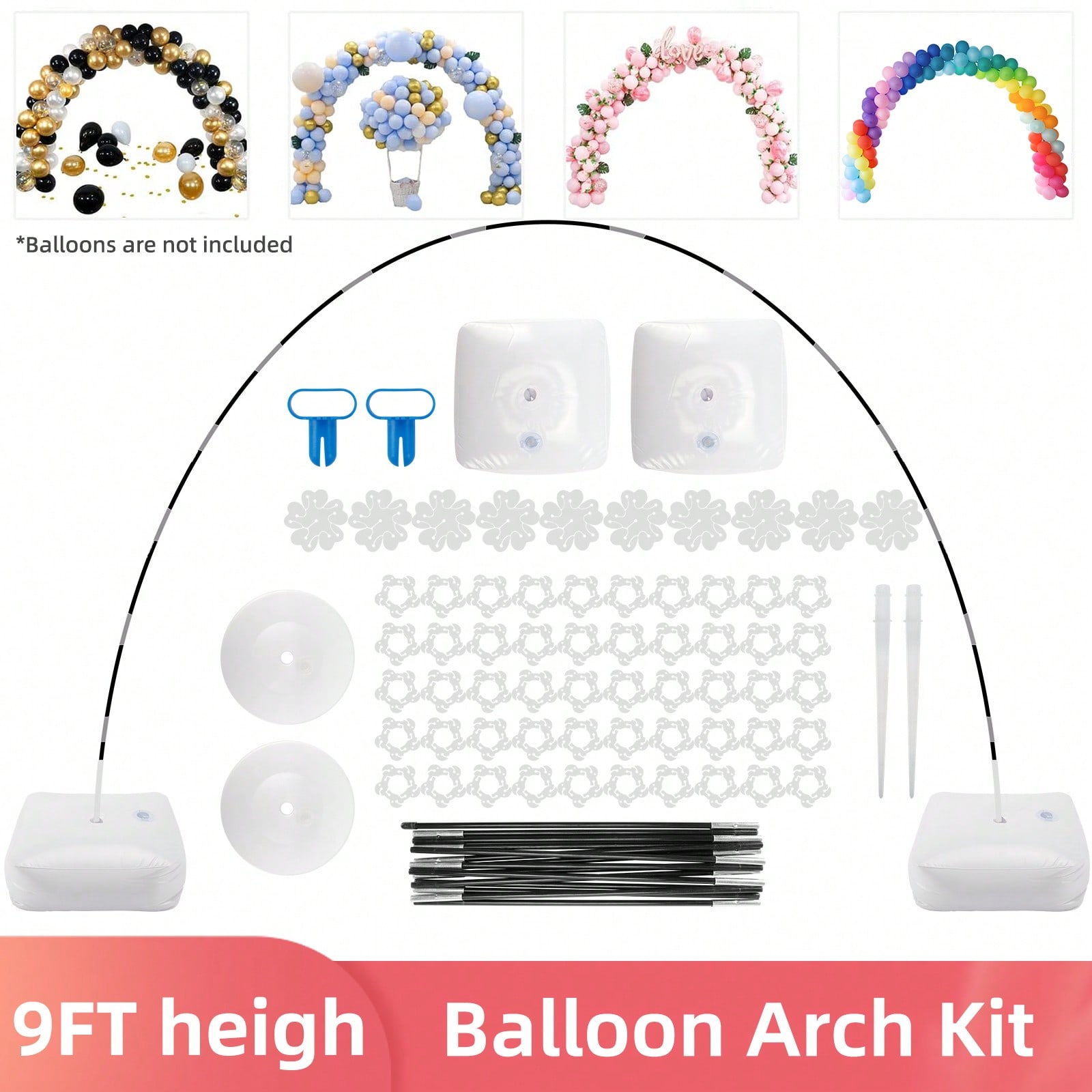 Wedding Supply Kit - 1 Set Balloon Arch Stand Kit,