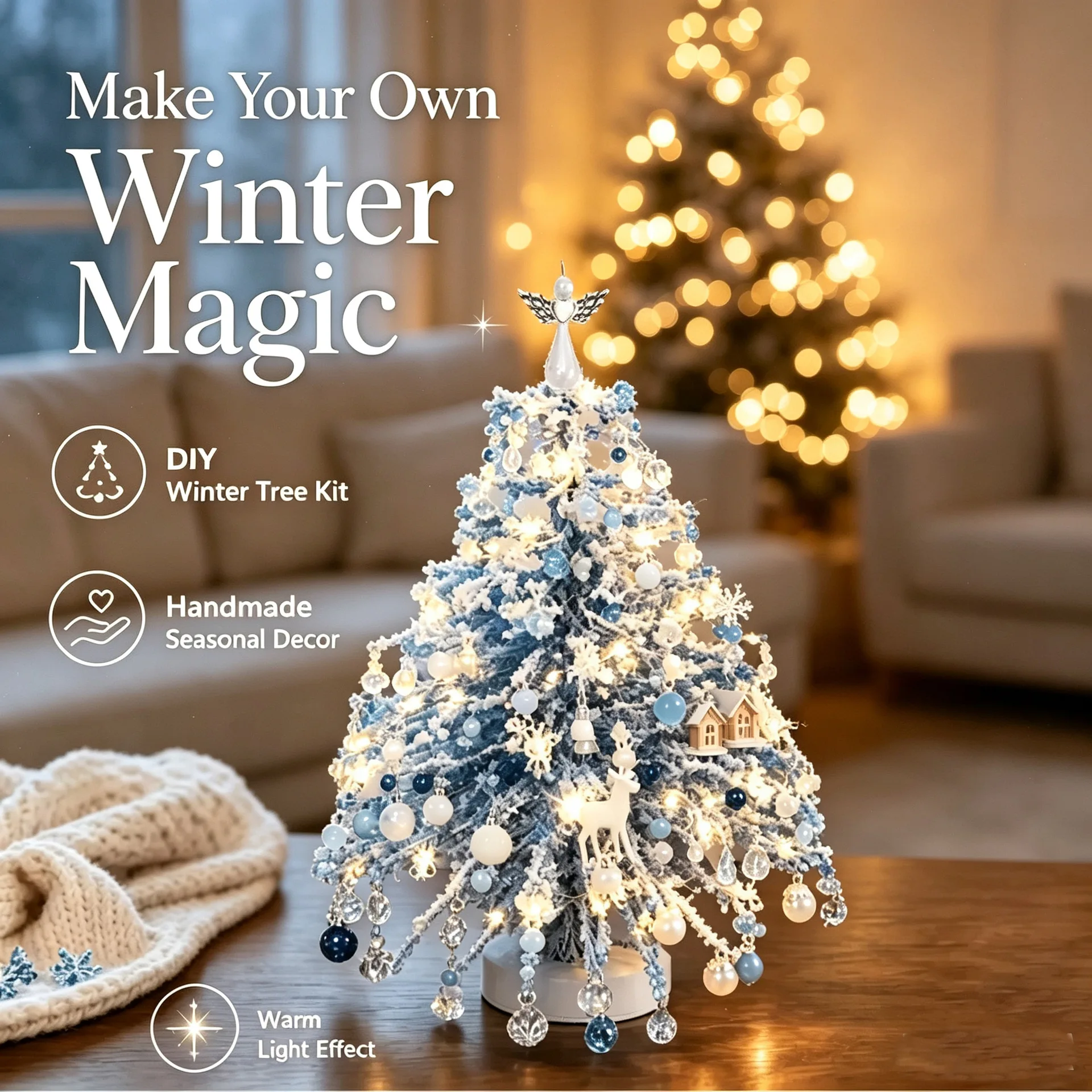 Wedding Supply Kit - 2027 Handmade DIY Beaded Christmas Tree