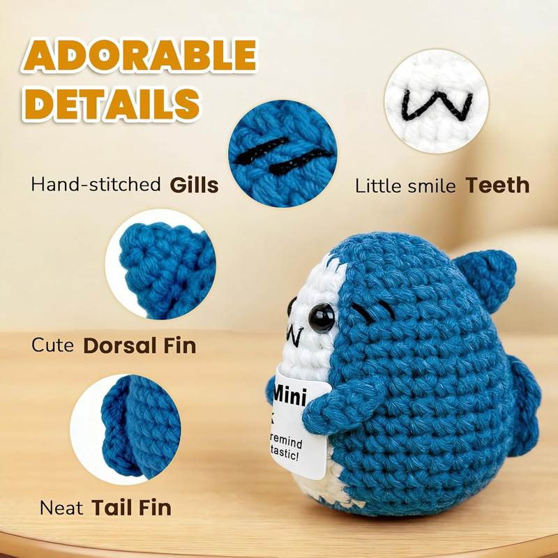 Positive Animal Crochet Shark  - Wedding Support review and price