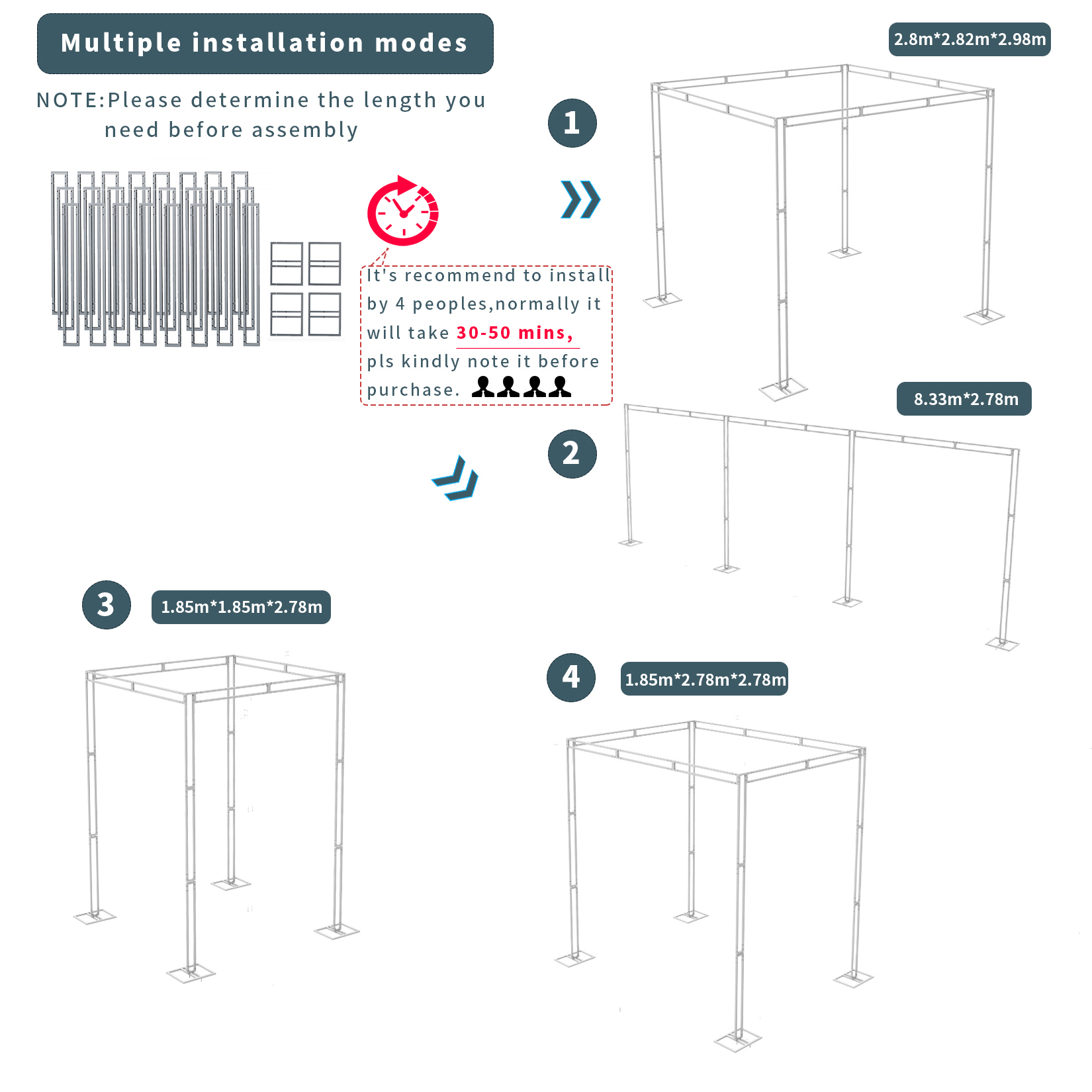 Heavy Wedding Backdrop Stand K - Wedding Support review and price