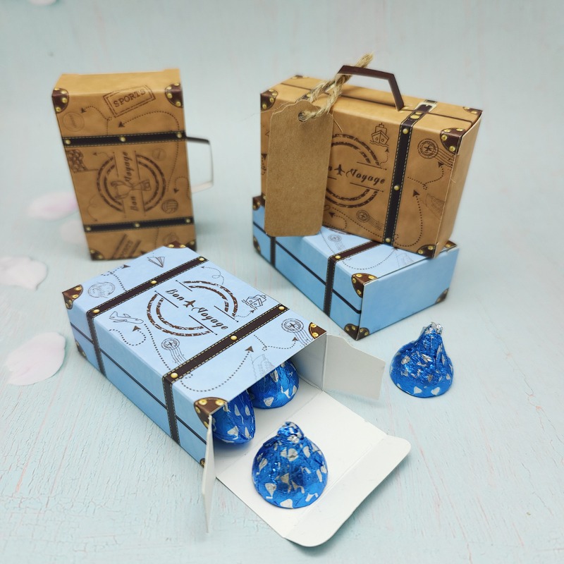 5-50PCS Mini Suitcase Gift Box - Wedding Cake Supply review and price