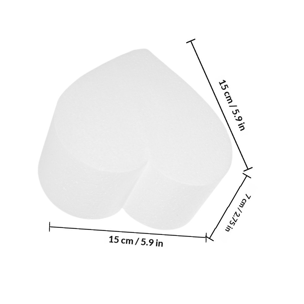 4Pcs Heart Foam Cake Dummy Cak - Wedding Cake Supply review and price
