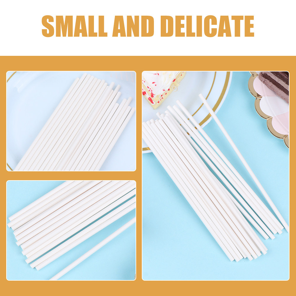 Paper Lollipop Sticks 300 Pack - Wedding Cake Supply review and price