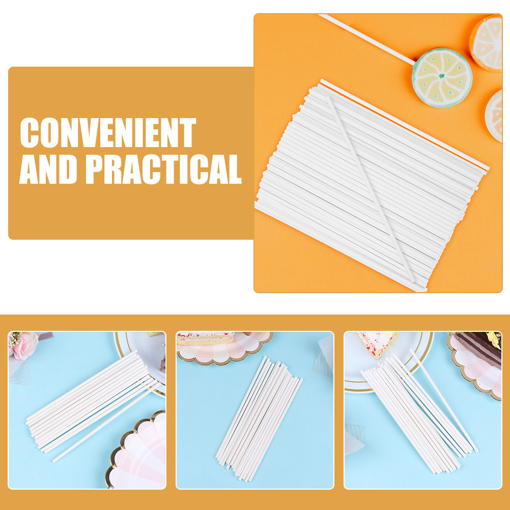 Paper Lollipop Sticks 300 Pack - Wedding Cake Supply review and price