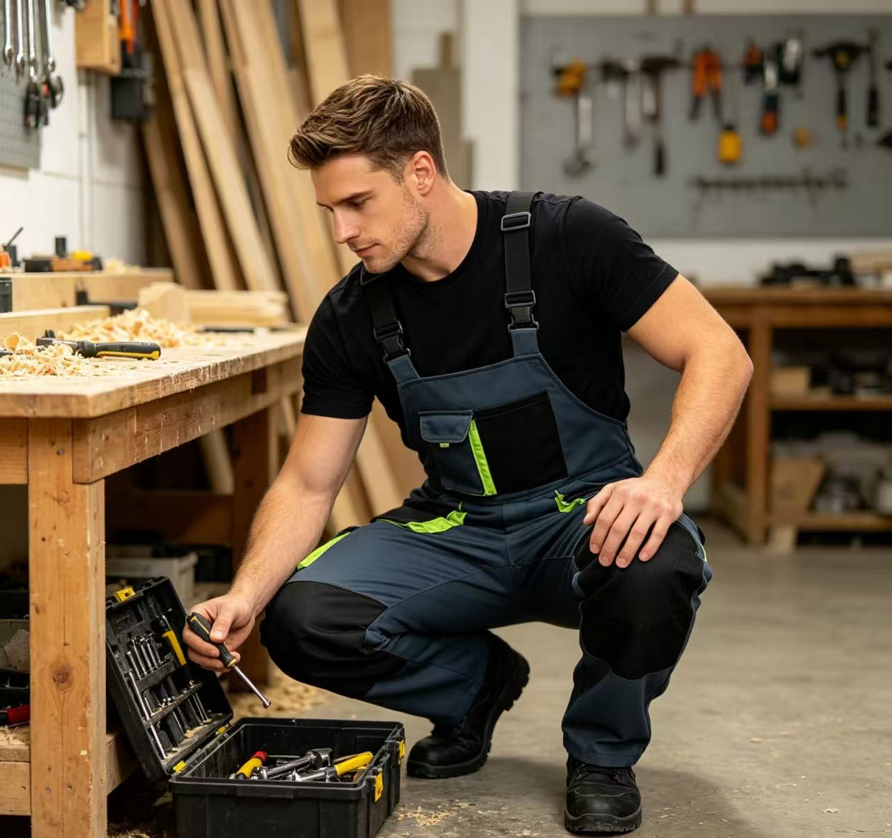 Men's Work Jumpsuits Adjustabl - Wedding Job review and price