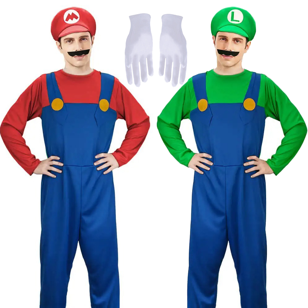 Adult Plumber Costume Red Gree - Wedding Job review and price