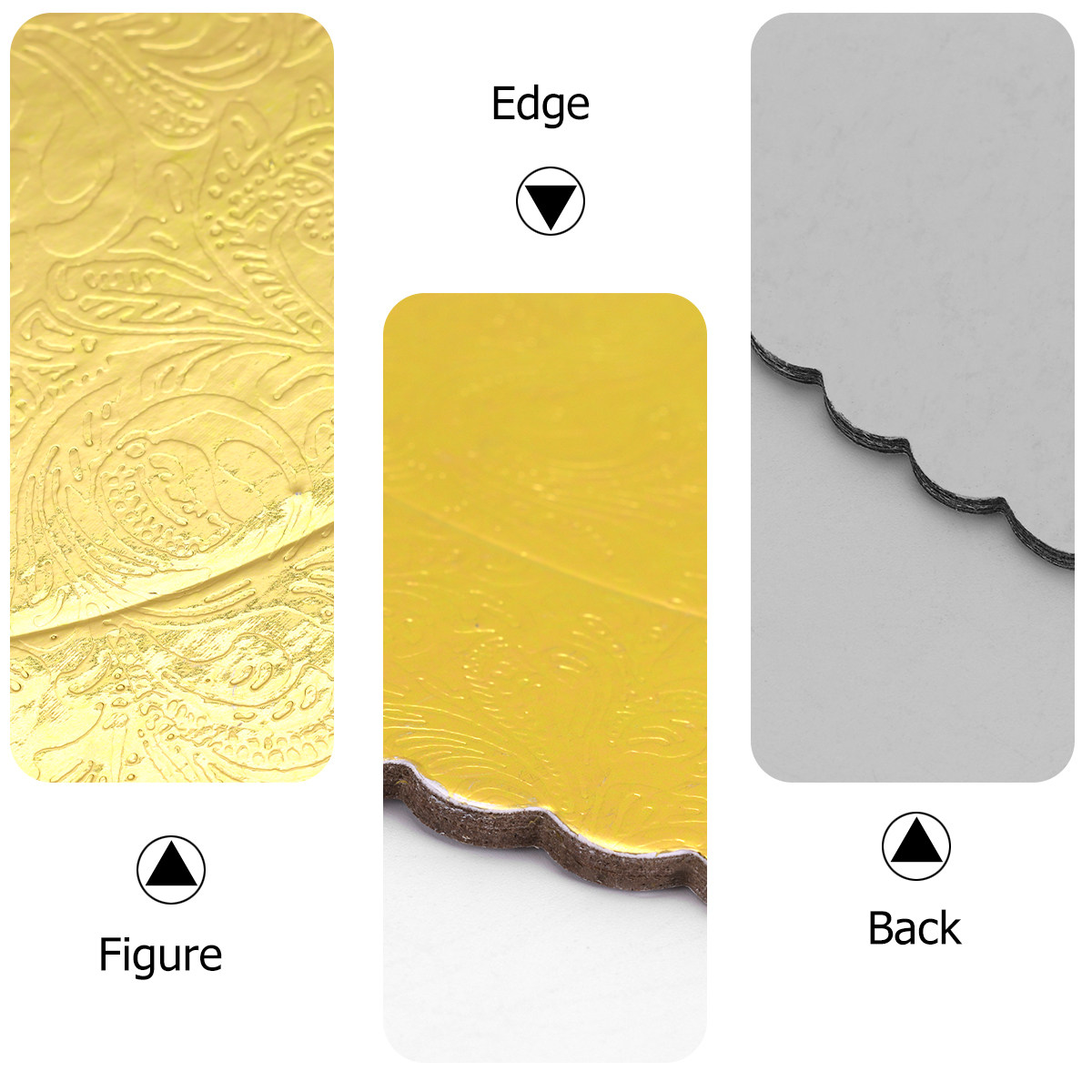 10Pcs Round Food Grade Paper C - Wedding Cake Supply review and price
