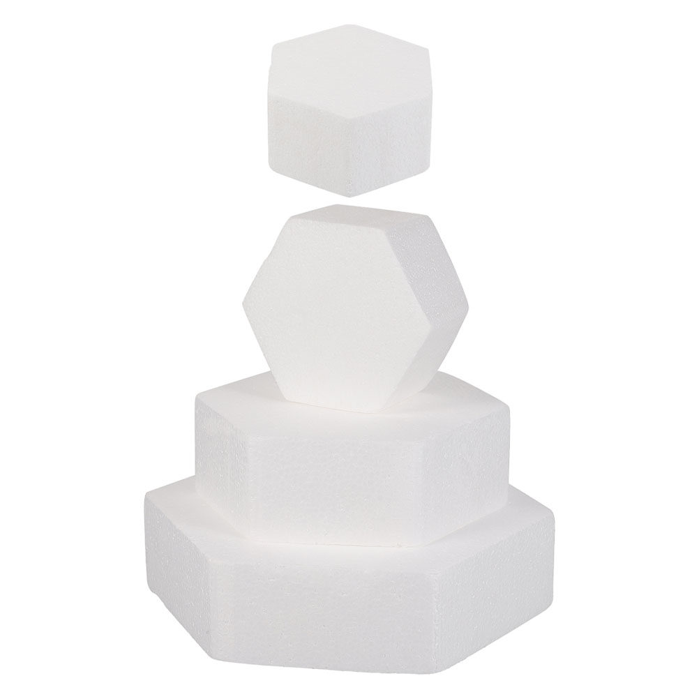 4Pcs Foam Cake Dummy White Reu - Wedding Cake Supply review and price